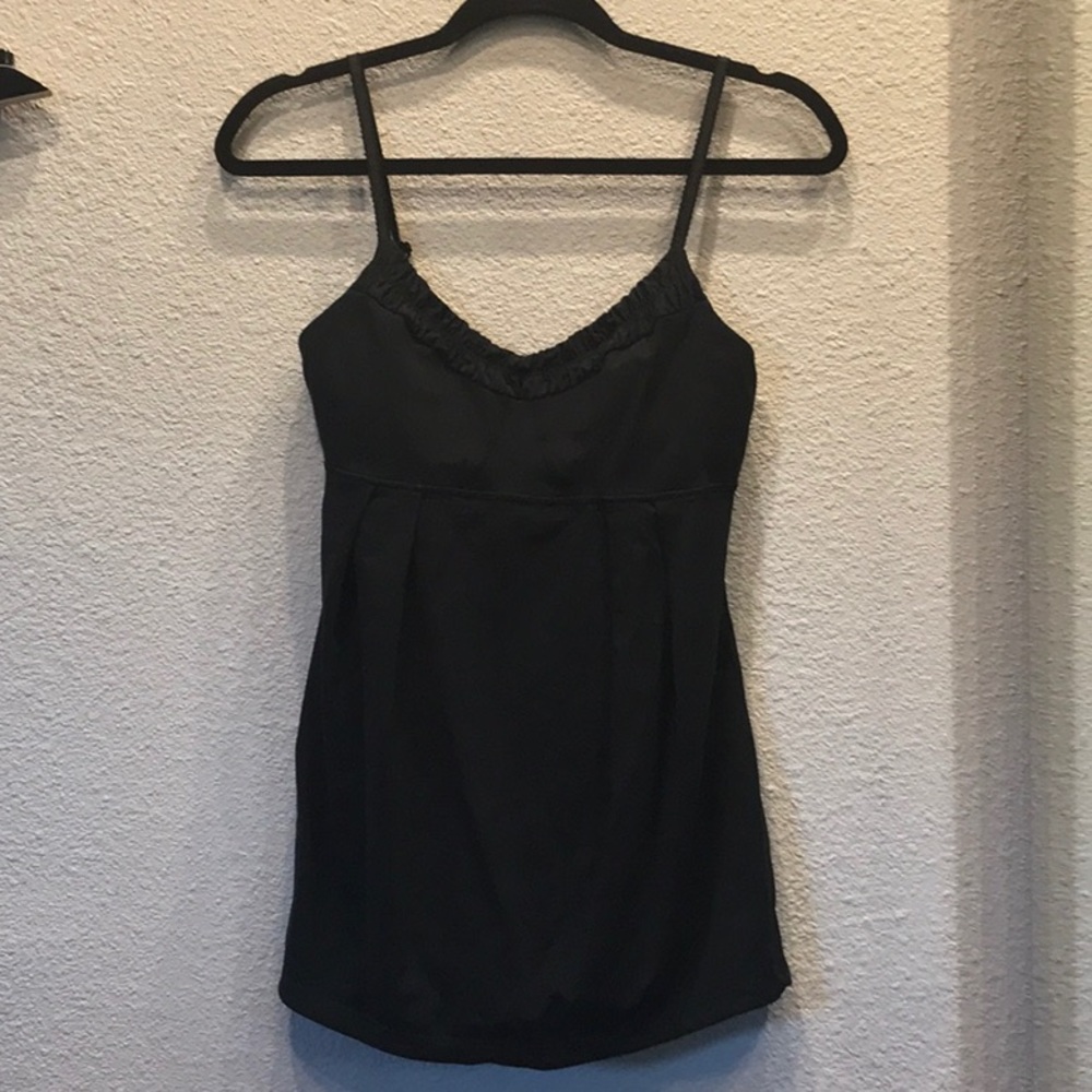 Lululemon Black Adjustable Strap Tank 8